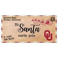 Oklahoma Sooners 6'' x 12'' Letter to Santa Sign
