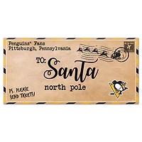 Pittsburgh Penguins 6'' x 12'' Letter to Santa Sign