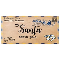 Nashville Predators 6'' x 12'' Letter to Santa Sign