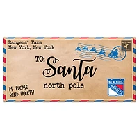 New York Rangers 6'' x 12'' Letter to Santa Sign