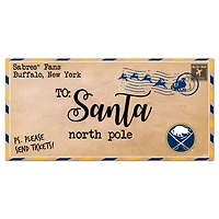 Buffalo Sabres 6'' x 12'' Letter to Santa Sign
