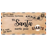 San Francisco Giants 6'' x 12'' Letter to Santa Sign
