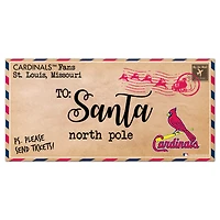 St. Louis Cardinals 6'' x 12'' Letter to Santa Sign
