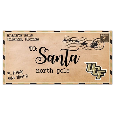 UCF Knights 6'' x 12'' Letter to Santa Sign
