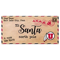 Utah Utes 6'' x 12'' Letter to Santa Sign
