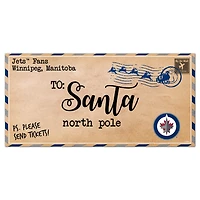 Winnipeg Jets 6'' x 12'' Letter to Santa Sign