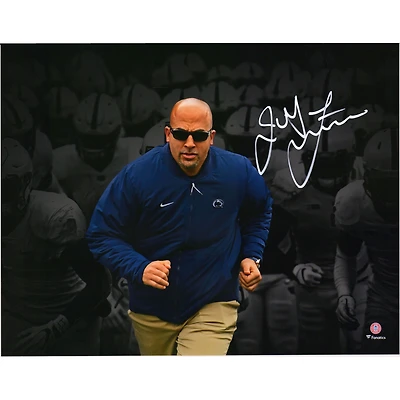 James Franklin Penn State Nittany Lions Autographed 11" x 14" Spotlight Photograph