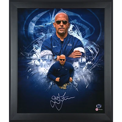 James Franklin Penn State Nittany Lions Autographed 20" x 24" In Focus Photograph