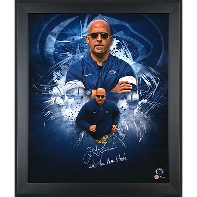 James Franklin Penn State Nittany Lions Autographed 20" x 24" In Focus Photograph with "We Are Penn State" Inscription