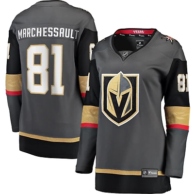 Women's Fanatics Jonathan Marchessault Gray Vegas Golden Knights Home Breakaway Jersey
