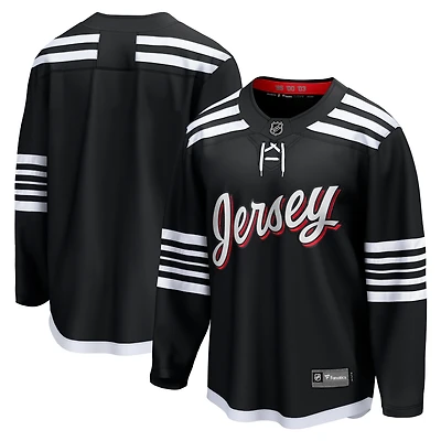 Men's Fanatics Black New Jersey Devils Alternate Breakaway Jersey