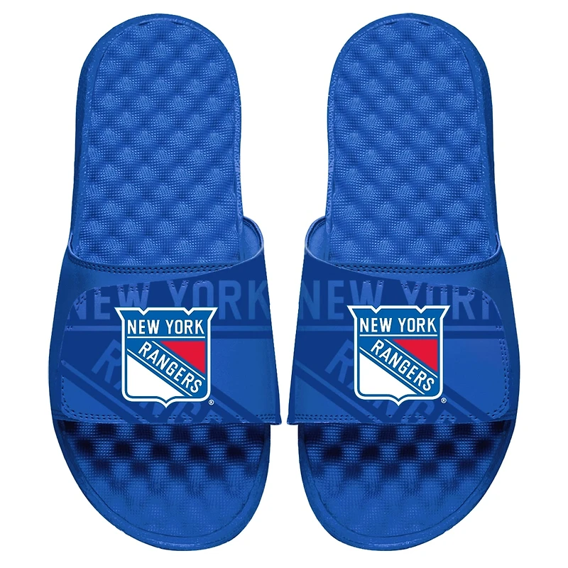 Youth ISlide Royal New York Rangers OT Slide Sandals