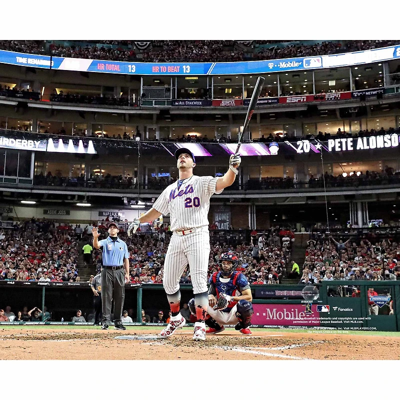 Pete Alonso New York Mets Unsigned Home Run Derby Photograph