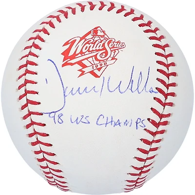 David Wells New York Yankees Autographed 1998 World Series Logo Baseball with "1998 WS Champs" Inscription