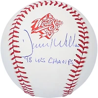 David Wells New York Yankees Autographed 1998 World Series Logo Baseball with "1998 WS Champs" Inscription