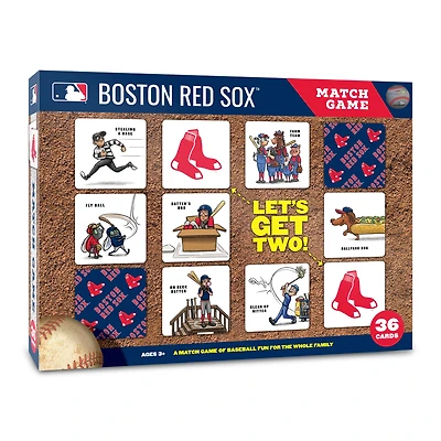 Boston Red Sox Licensed Memory Match Game