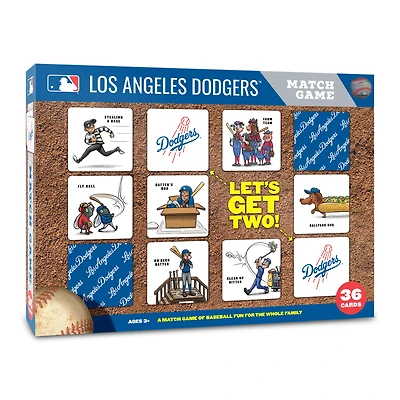 Los Angeles Dodgers Licensed Memory Match Game