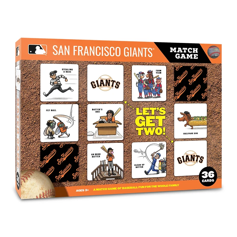 San Francisco Giants Licensed Memory Match Game