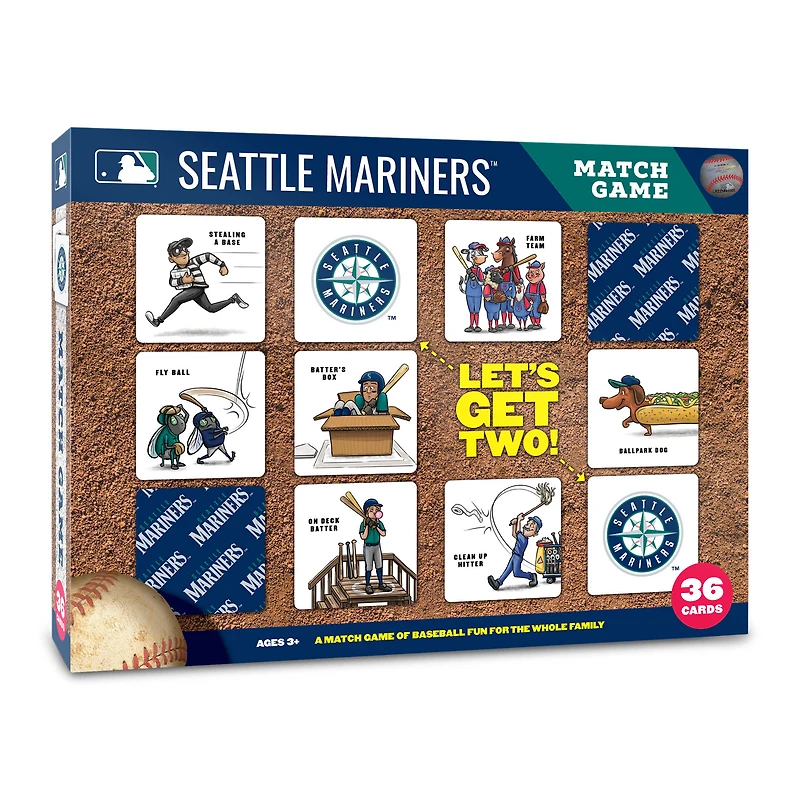 Seattle Mariners Licensed Memory Match Game