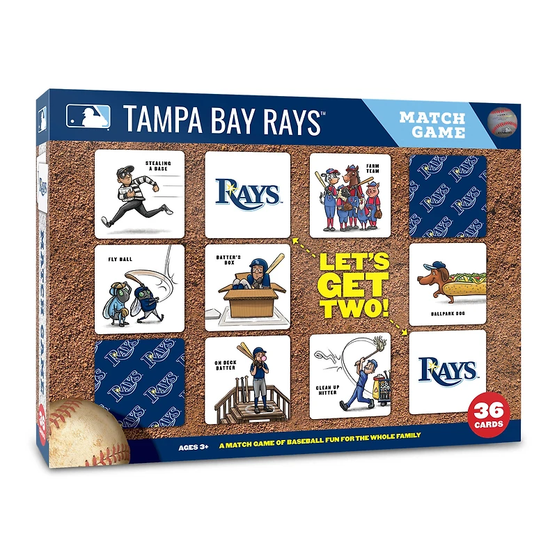 Tampa Bay Rays Licensed Memory Match Game