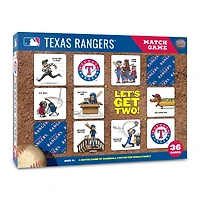 Texas Rangers Licensed Memory Match Game
