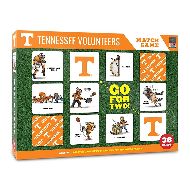 Tennessee Volunteers Licensed Memory Match Game