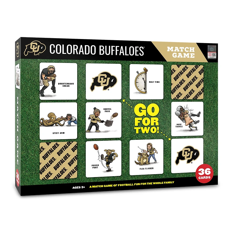Colorado Buffaloes Licensed Memory Match Game