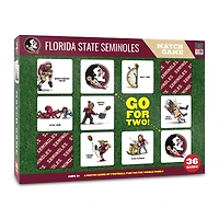 Florida State Seminoles Licensed Memory Match Game