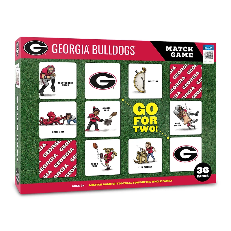 Georgia Bulldogs Licensed Memory Match Game