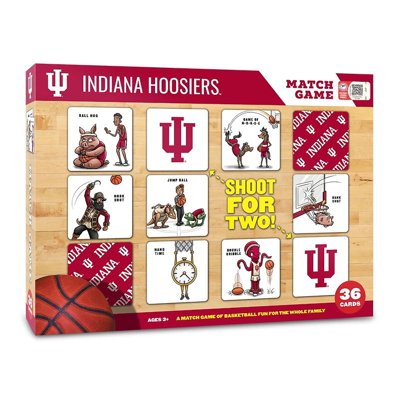 Indiana Hoosiers Licensed Memory Match Game