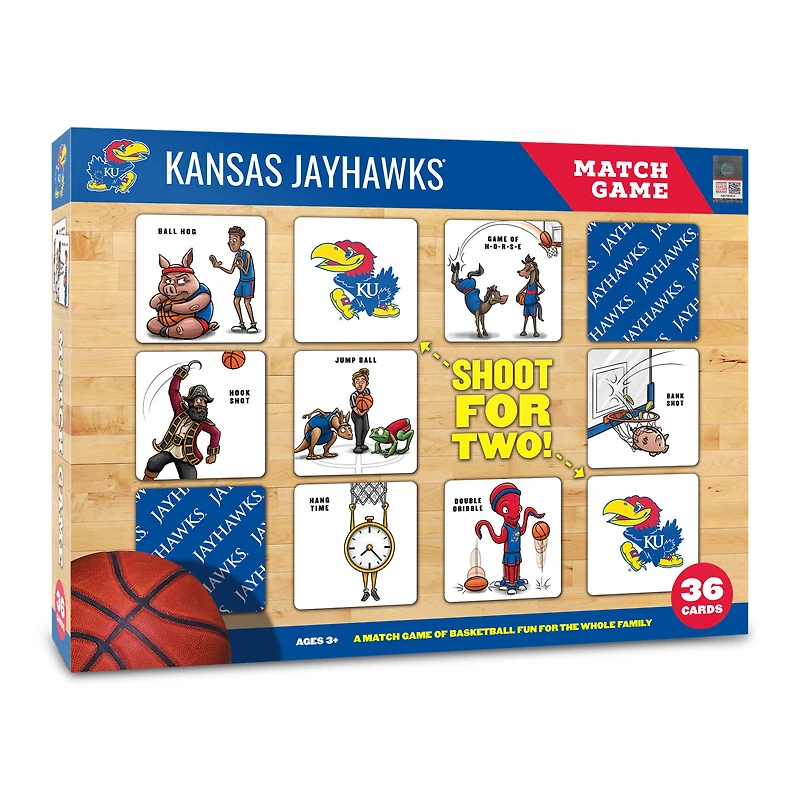 Kansas Jayhawks Licensed Memory Match Game