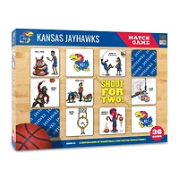 Kansas Jayhawks Licensed Memory Match Game