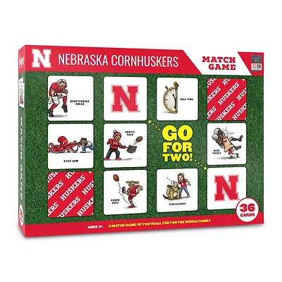 Nebraska Huskers Licensed Memory Match Game