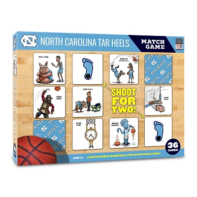 North Carolina Tar Heels Licensed Memory Match Game