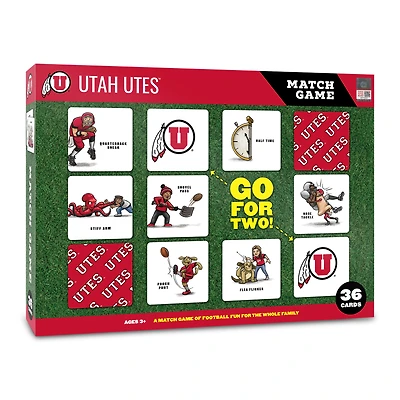 Utah Utes Licensed Memory Match Game