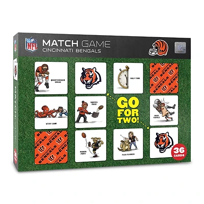 Cincinnati Bengals Licensed Memory Match Game