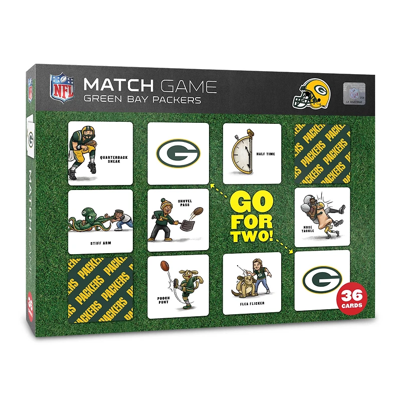 Green Bay Packers Licensed Memory Match Game