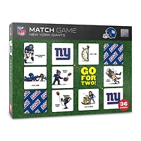 New York Giants Licensed Memory Match Game
