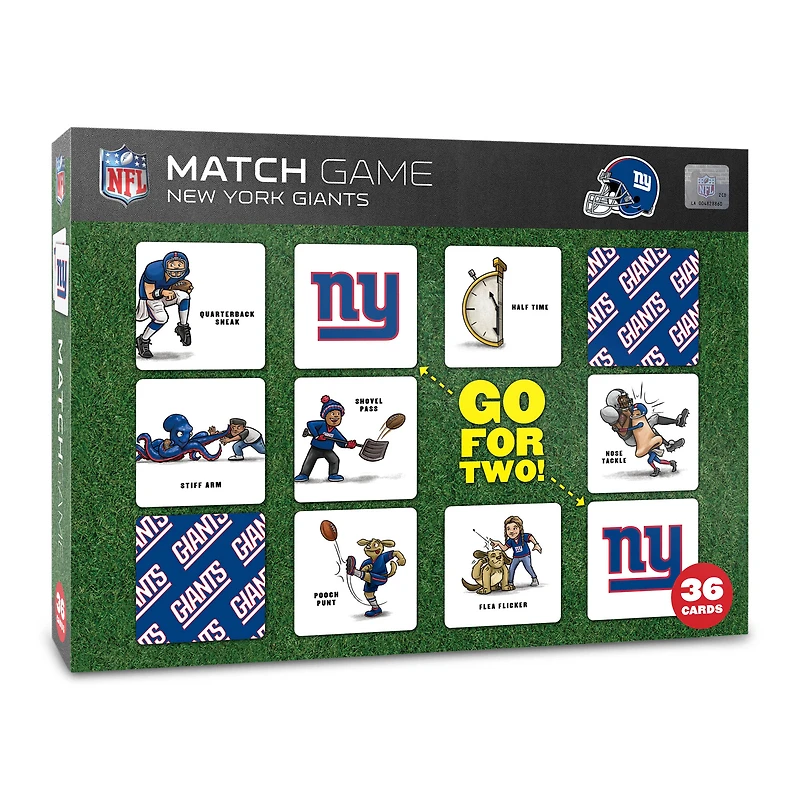 New York Giants Licensed Memory Match Game