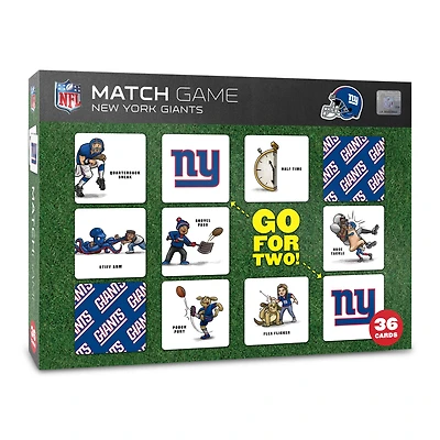 New York Giants Licensed Memory Match Game