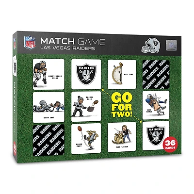 Las Vegas Raiders Licensed Memory Match Game