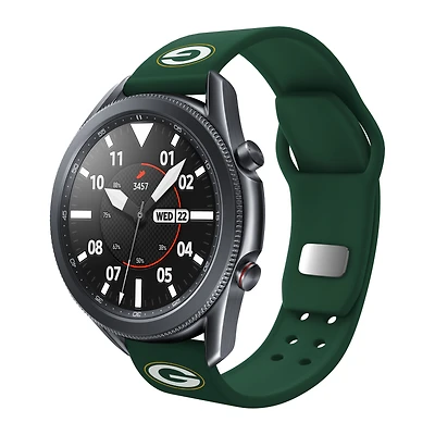 Green Green Bay Packers 20mm Samsung Compatible Watch Band
