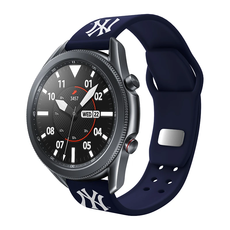 Navy New York Yankees 22mm Samsung Compatible Watch Band