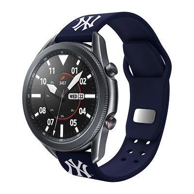 Navy New York Yankees 22mm Samsung Compatible Watch Band