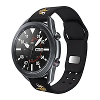 Black Minnesota Vikings 22mm Samsung Compatible Watch Band