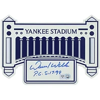David Wells New York Yankees Autographed Replica Facade Name Plate with ''P.G. 5-17-98'' Inscription