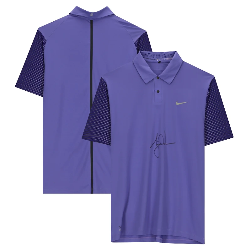 Tiger Woods Autographed Purple Haze Nike Polo - Limited Edition of 25 - Upper Deck