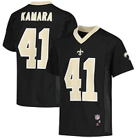 Youth Alvin Kamara Black New Orleans Saints Replica Jersey