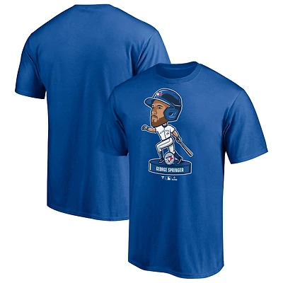 Men's George Springer Royal Toronto Blue Jays Bobblehead T-Shirt