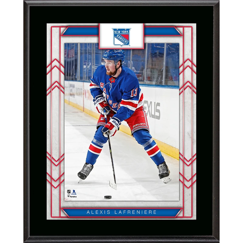 Alexis Lafreniere New York Rangers 10.5" x 13" Sublimated Player Plaque